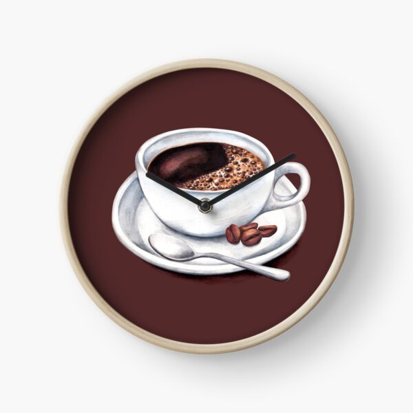 Caffeine Fix Pattern Clock