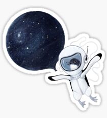 Penguin fly Sticker