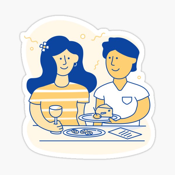 Dinner Sticker