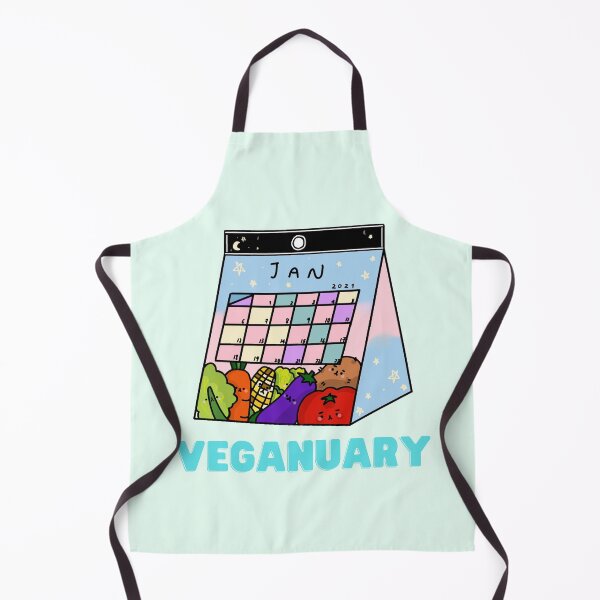 Item preview, Veganuary cute calendar 2021 designed and sold by itzzRebecca.