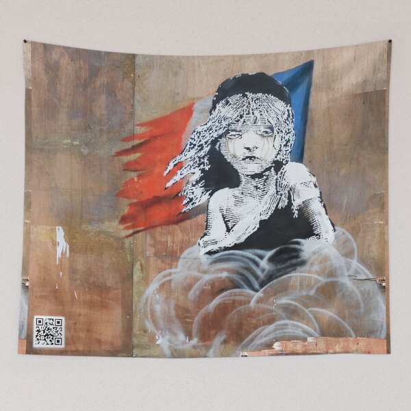 Item preview, Cosette Teargas QR Code Banksy designed and sold by WE-ARE-BANKSY.