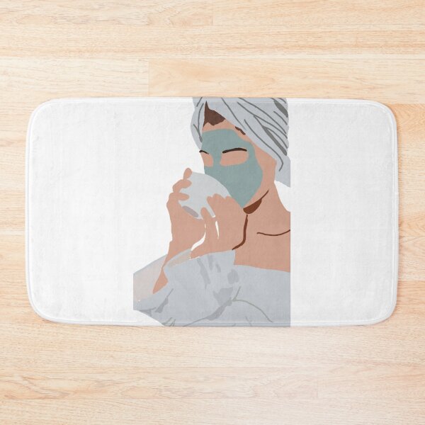 Item preview, Spa Day green face mask designed and sold by Sabrina Byrd.
