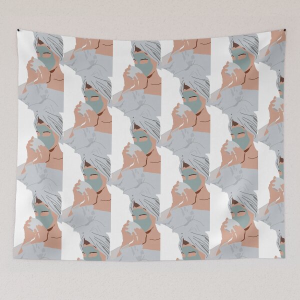 Item preview, Spa Day green face mask designed and sold by Sabrina Byrd.