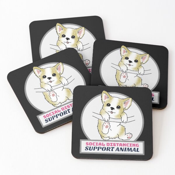 Item preview, Social Distancing Support Animal Dog designed and sold by Petra Becker.