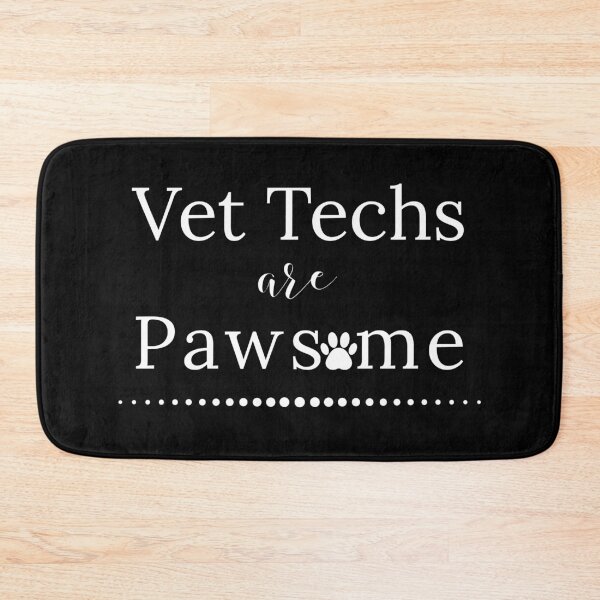 Item preview, Vet Techs are Pawsome designed and sold by Zurickdesigns.