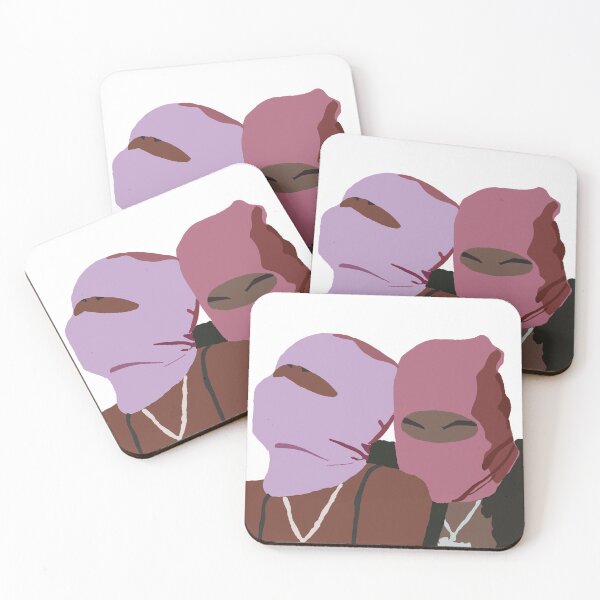 Item preview, girls in ski masks designed and sold by Sabrina Byrd.