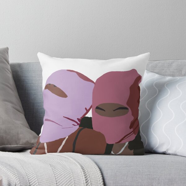 Item preview, girls in ski masks designed and sold by Sabrina Byrd.