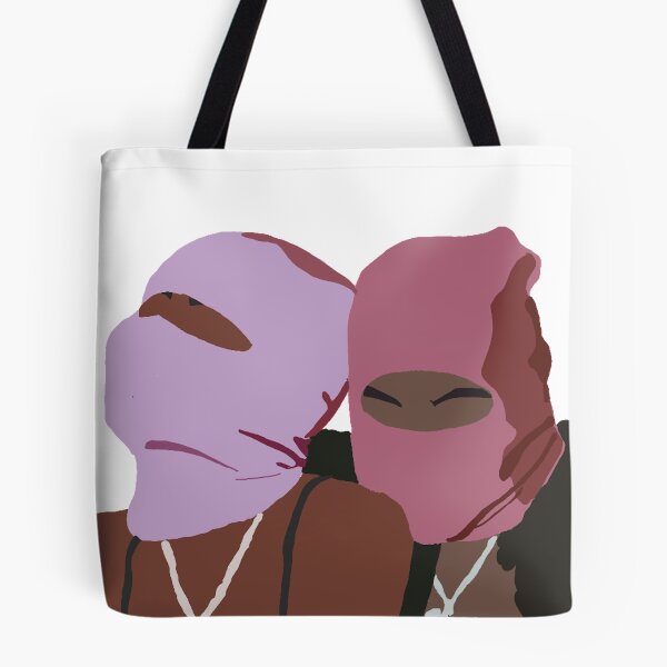 Item preview, girls in ski masks designed and sold by Sabrina Byrd.