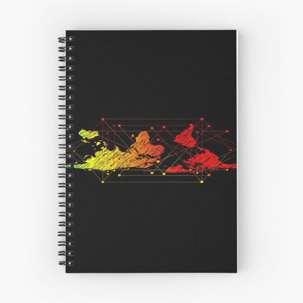 Item preview, Upside Down Map - Color Full World Map designed and sold by mewsis.