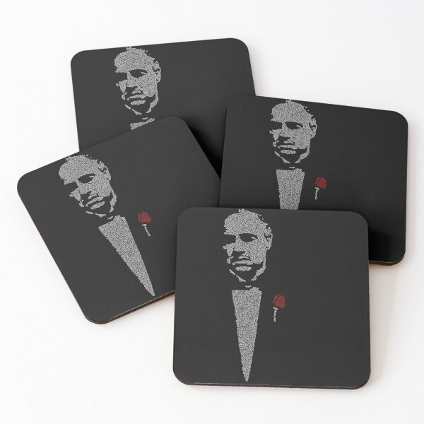 Item preview, Scene from The Godfather made up of small curved shapes designed and sold by AmoebaLine.