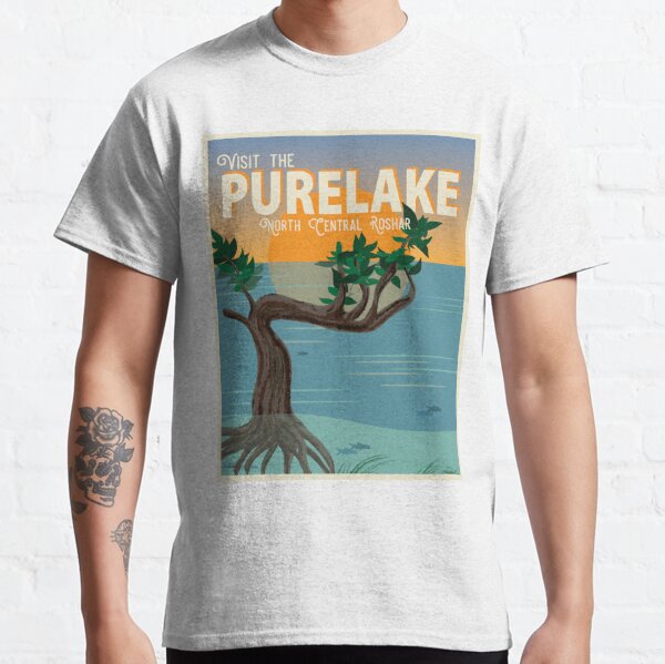 Purelake Vintage Travel Poster Classic T-Shirt