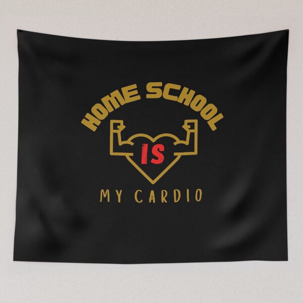 Item preview, Home school is my cardio designed and sold by Arlooz Tees.