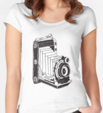 Retro Camera 01 Women's Fitted Scoop T-Shirt