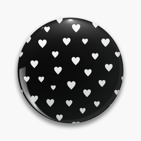 Item preview, LOVELY WHITE HEARTS ON BLACK, BY SUBGIRL designed and sold by SUBGIRL.