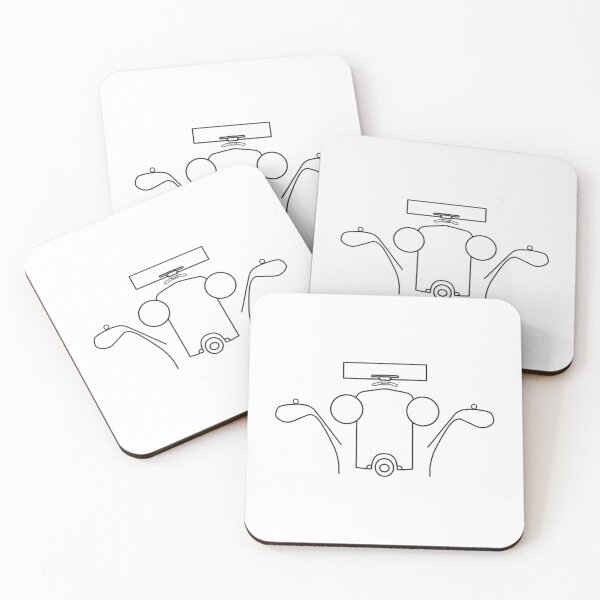 Item preview, Bentley Bentley Speed Six outline graphic (black) designed and sold by FlatSixGraphic.