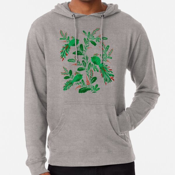 Magic Birds - Cute Floral Vintage Ukrainian Vyshyvanka Style Gift Lightweight Hoodie