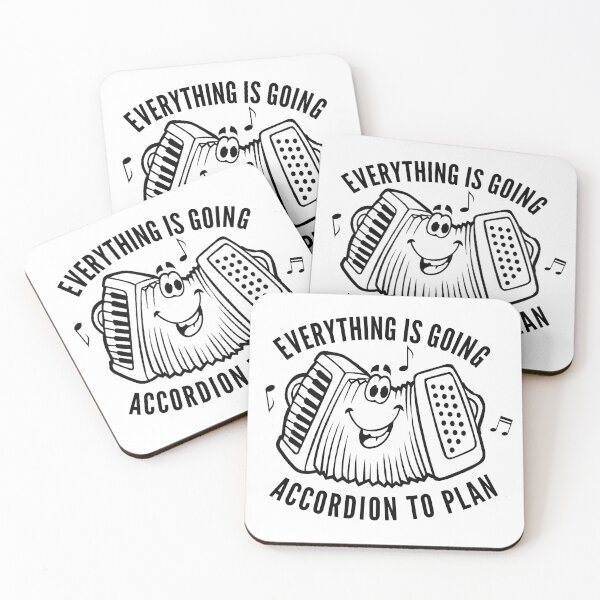 Item preview, accordion player / Everything is going accordion to plan designed and sold by portrait4you.