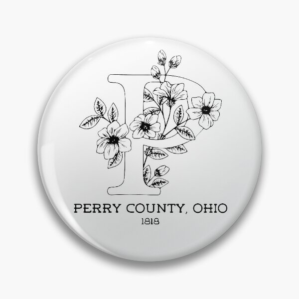 Item preview, Perry County, Ohio Floral | Black designed and sold by PerryCoConnect.