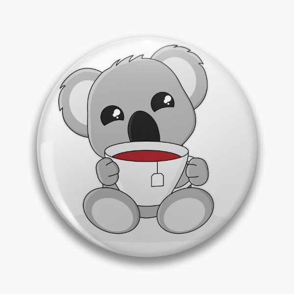 Item preview, Sweet drawing and pun - koala tea designed and sold by finethesign.