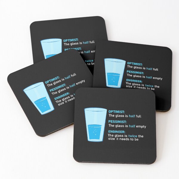 Item preview, Engineer : The Glass Is The Twice The Size It Needs To Be designed and sold by pradeeprajput.
