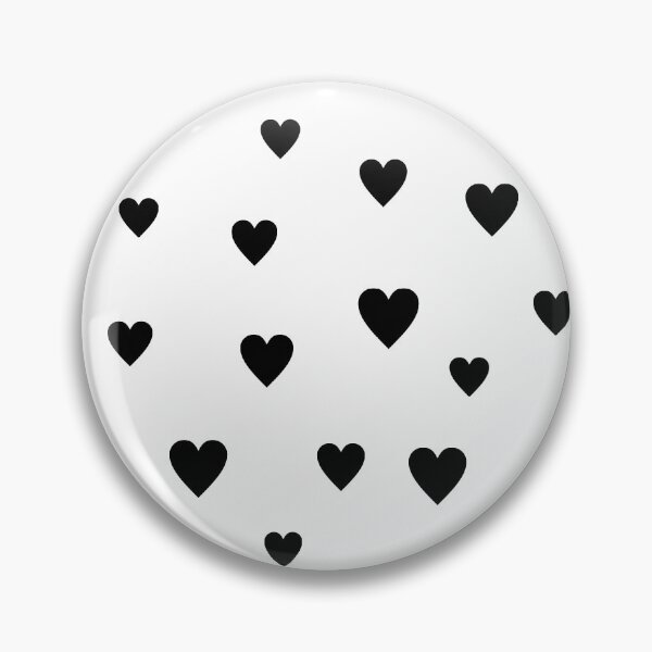 Item preview, LOVELY BLACK HEARTS PATTERN ON WHITE, BY SUBGIRL designed and sold by SUBGIRL.