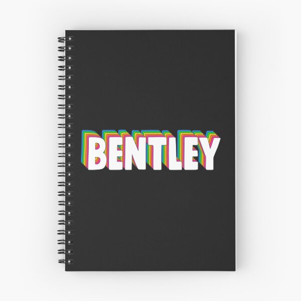 Artikelvorschau, Bentley Hallo, mein Name ist Bentley Rainbow Name Tag entworfen und verkauft von FlatSixGraphic.
