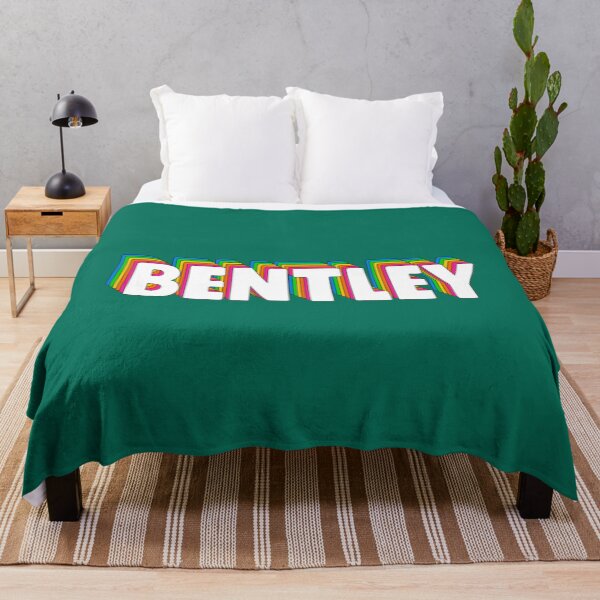 Item preview, Bentley Hello My Name Is Bentley Rainbow Name Tag designed and sold by FlatSixGraphic.