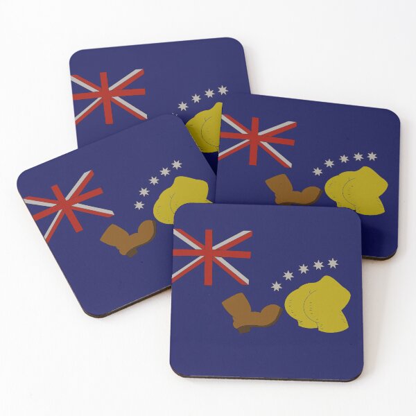 Item preview, The Simpsons Australian Boot Flag designed and sold by thebcarts.