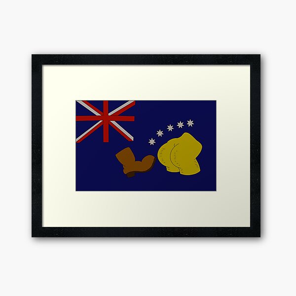Item preview, The Simpsons Australian Boot Flag designed and sold by thebcarts.