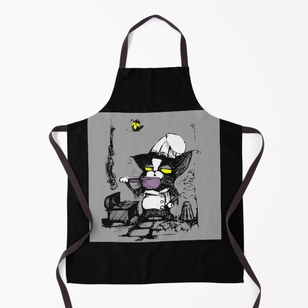 Item preview, El gato cocinero con sombrero y chaquetilla designed and sold by manuelunsui.