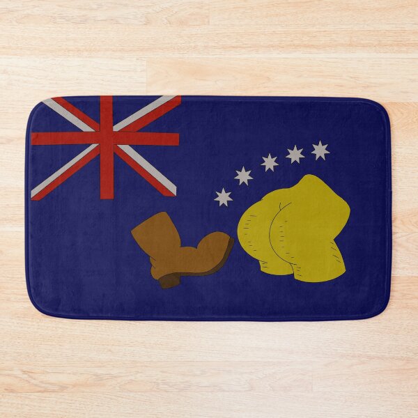 Item preview, The Simpsons Australian Boot Flag designed and sold by thebcarts.
