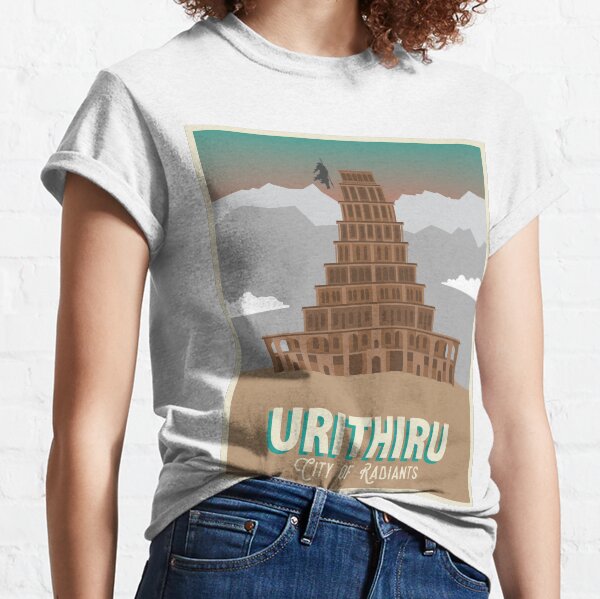 Póster de viaje Urithiru Camiseta clásica