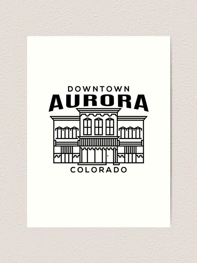 Thumbnail 1 von 3, Kunstdruck, Downtown Aurora CO designt und verkauft von HalpinDesign.