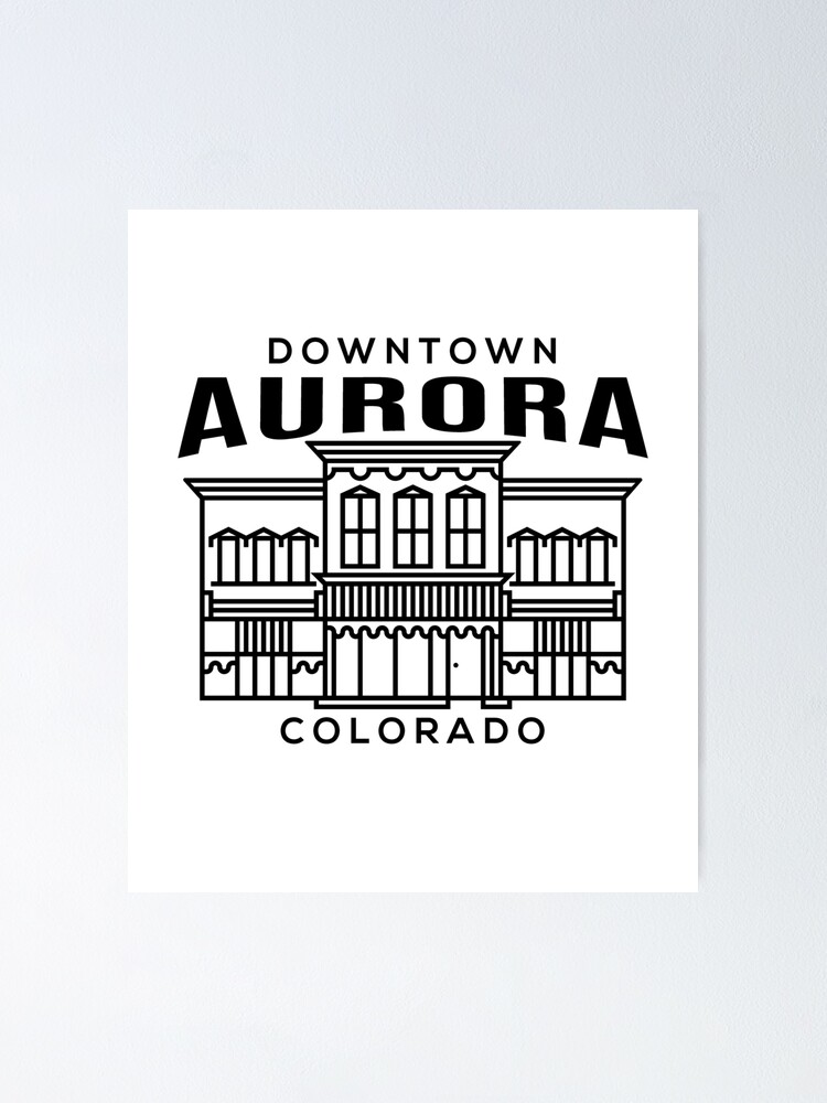 Thumbnail 1 von 3, Poster, Downtown Aurora CO designt und verkauft von HalpinDesign.