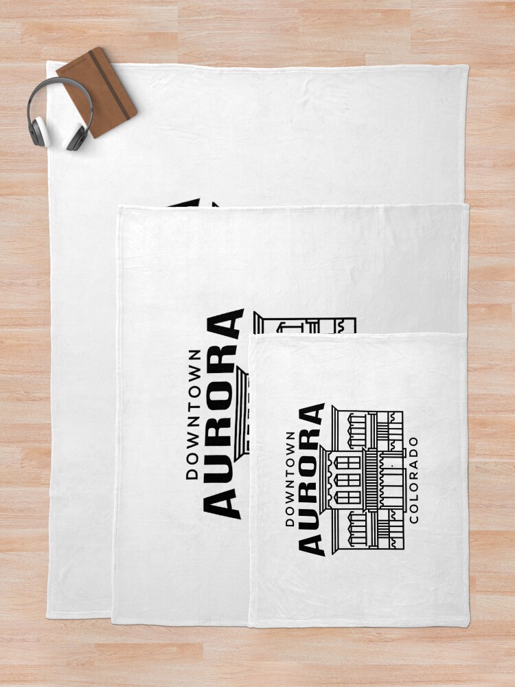 Imagen 5 de 6, Manta con la obra Downtown Aurora CO, diseñada y vendida por HalpinDesign.