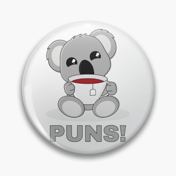 Item preview, Sweet drawing and pun - Koala Tee PUNS! designed and sold by finethesign.