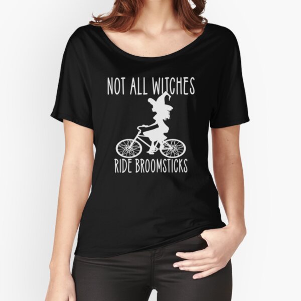 Item preview, Not all Witches Ride Broomsticks Bicycle Riding Cheeky Witch® designed and sold by cheekywitch.
