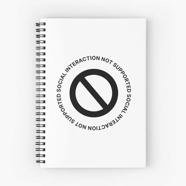 Item preview, Social Interaction not Supported designed and sold by Create-.