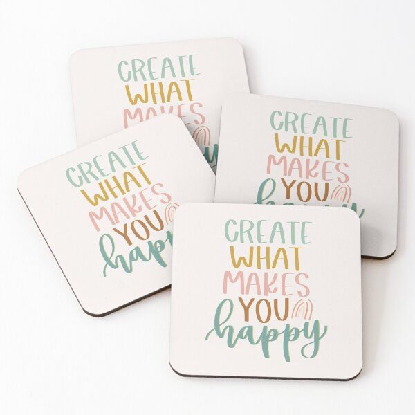 Item preview, Create What Makes You Happy designed and sold by MadeByMeera.