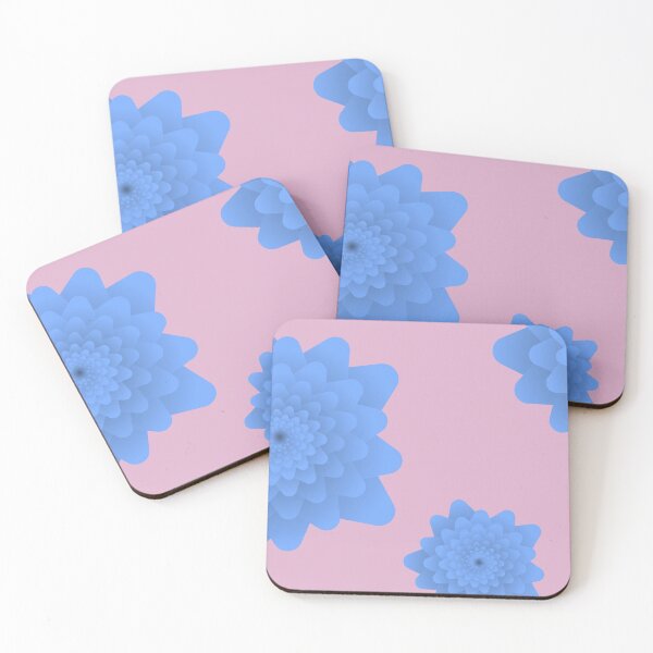 Artikelvorschau, Blumenmuster: Pink und Blau entworfen und verkauft von Arpitta Jairath.