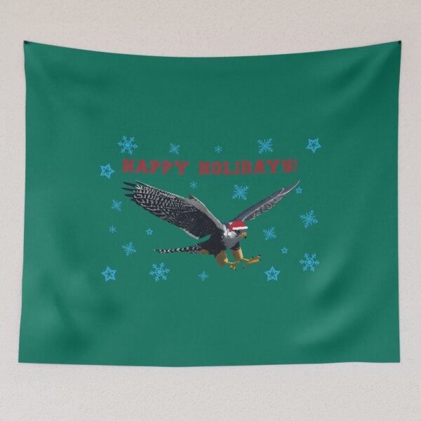 Item preview, Falcon Happy Holidays Falcon designed and sold by FlatSixGraphic.
