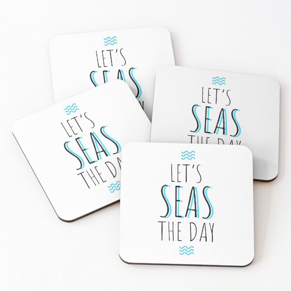 Item preview, REEF - BLUE LIFE - LET'S SEAS THE DAY - SEA LOVER  designed and sold by Tropical Blood.