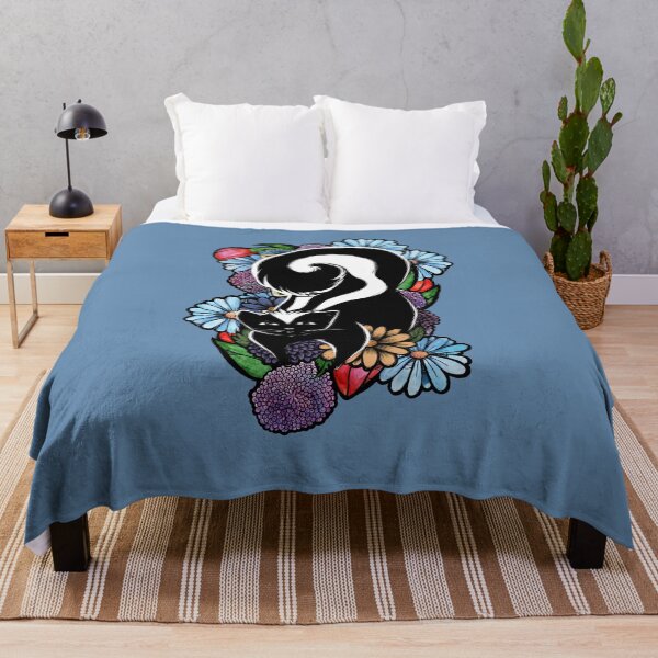 Item preview, Floral Skunk designed and sold by FrictionMaxxing.