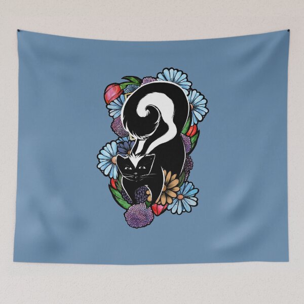 Item preview, Floral Skunk designed and sold by FrictionMaxxing.