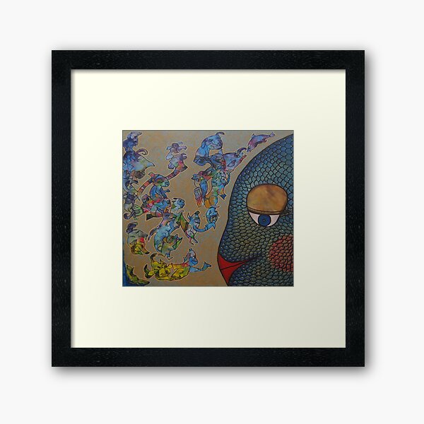 Hello Framed Art Print