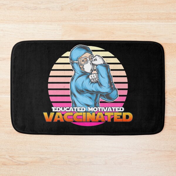 Item preview, Educated Motivated Vaccinated designed and sold by arendbotha.