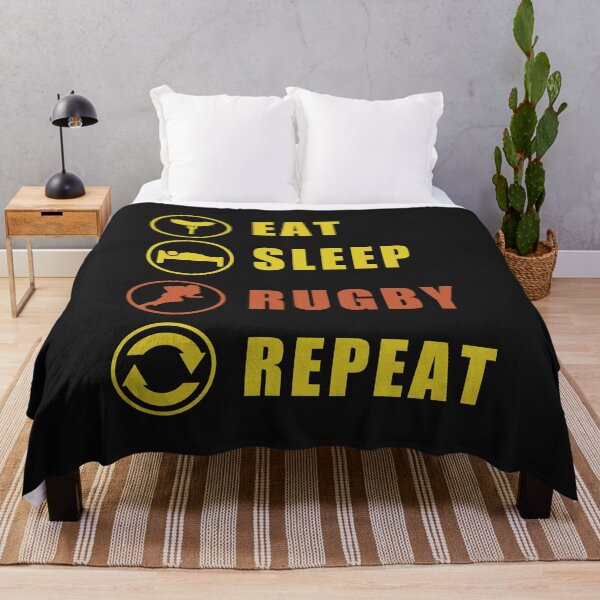 Item preview, Eat Sleep Rugby Repeat designed and sold by teledesign.