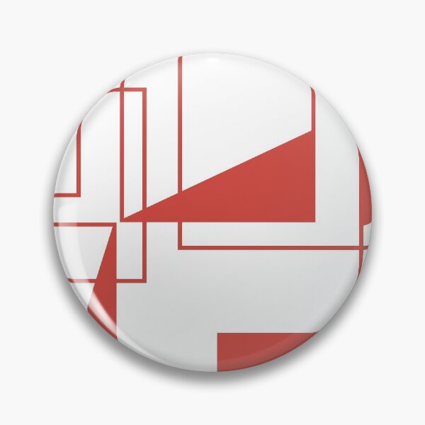 Item preview, Red, modern, dynamic, trendy, bold geometric pattern  designed and sold by theendup.