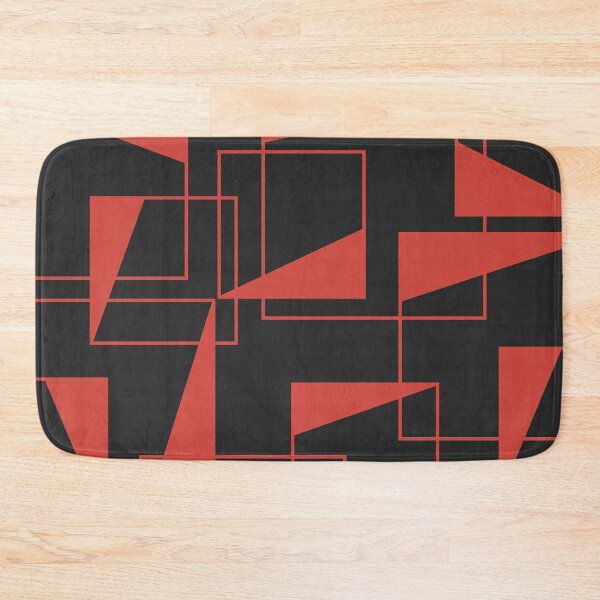 Item preview, Red, modern, dynamic, trendy, bold geometric pattern  designed and sold by theendup.