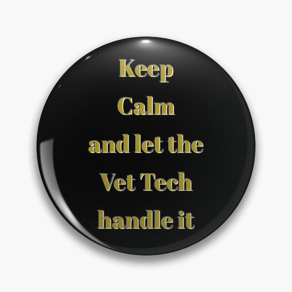Item preview, Keep Calm and Let the Vet Tech Handle it designed and sold by Zurickdesigns.